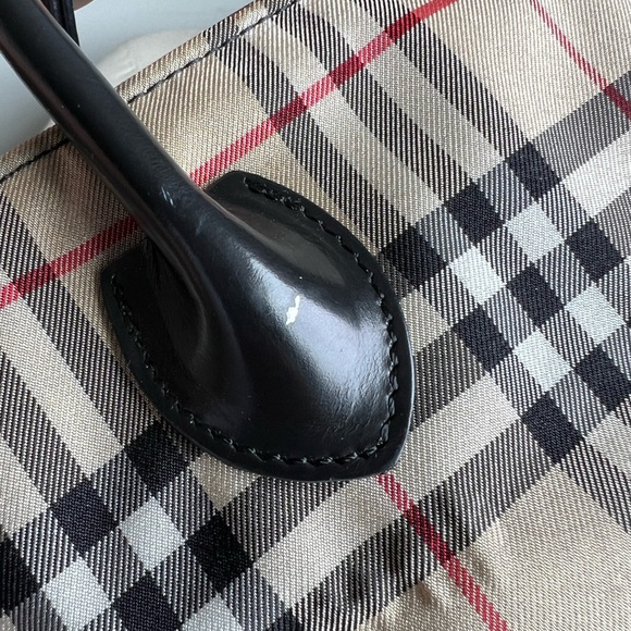 Burberry Blue Label Nova Check Mini Tote Nylon EUC - Picture 3 of 17